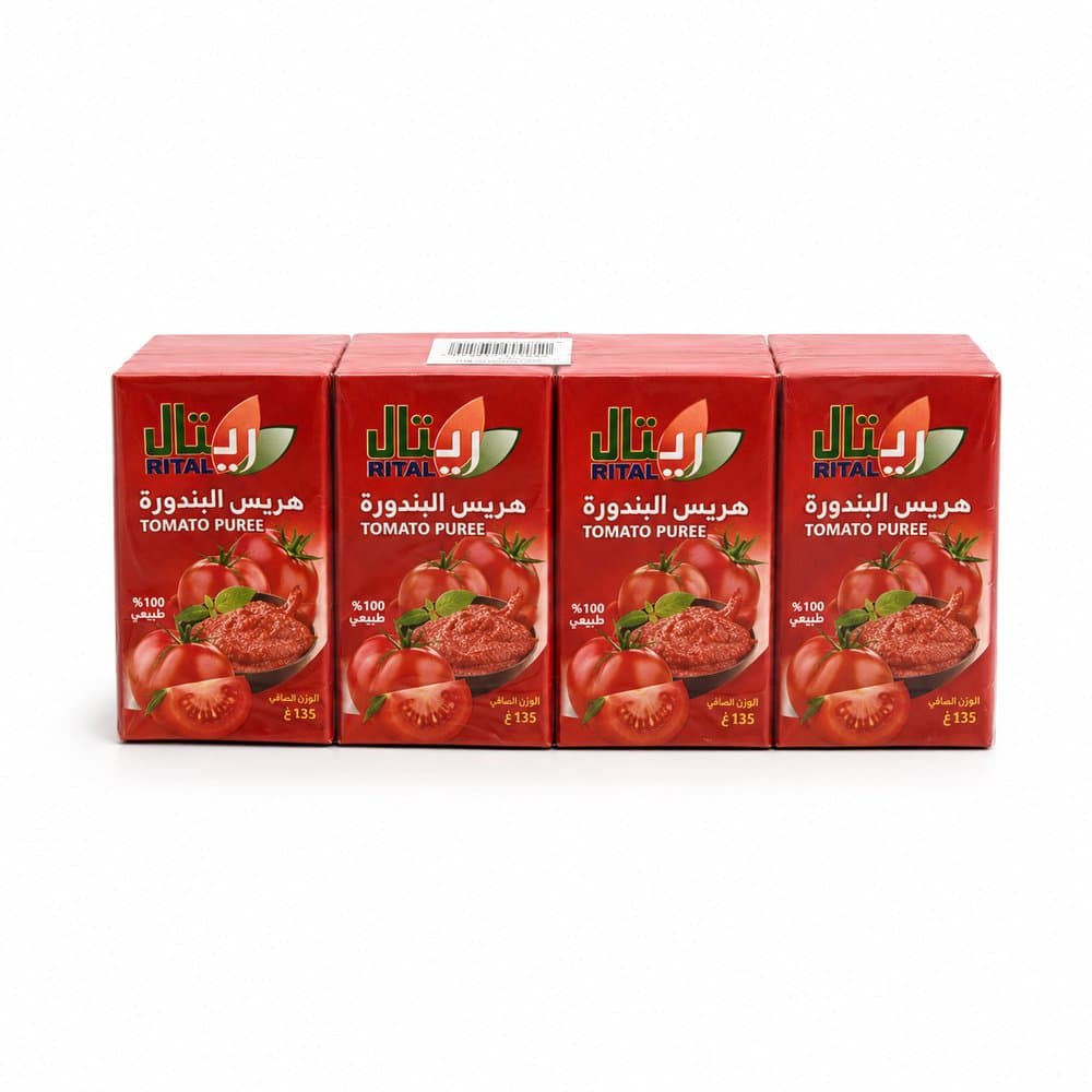 معجون طماطم ريتال عبوه 8 حبه