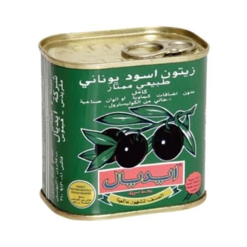 ايديال زيتون أسود يوناني 125 جم