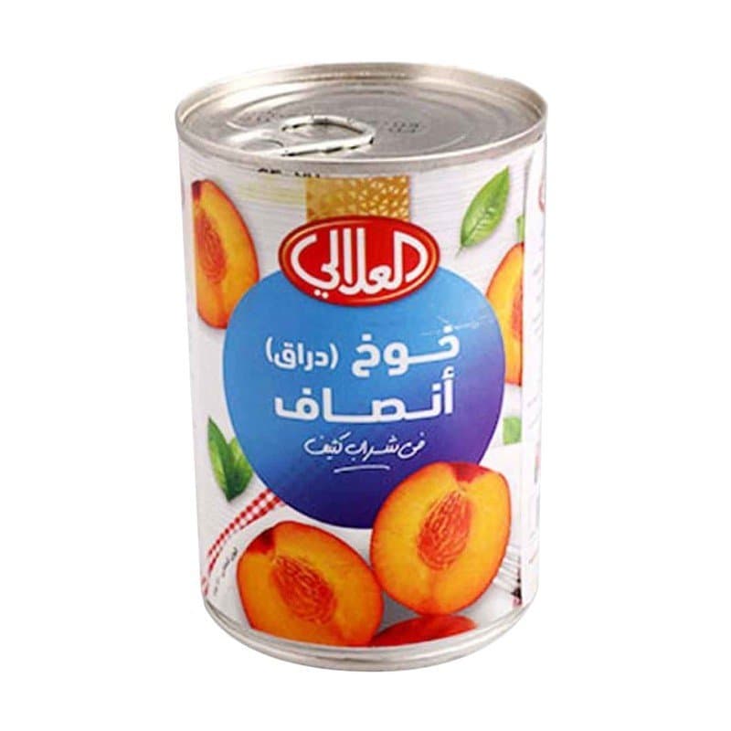 العلالي خوخ انصاف دارق صغير في شراب كثيف 234جم