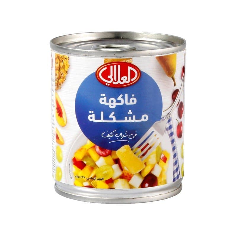 العلالي فاكهة مشكلة صغير في شراب كثيف 227جم
