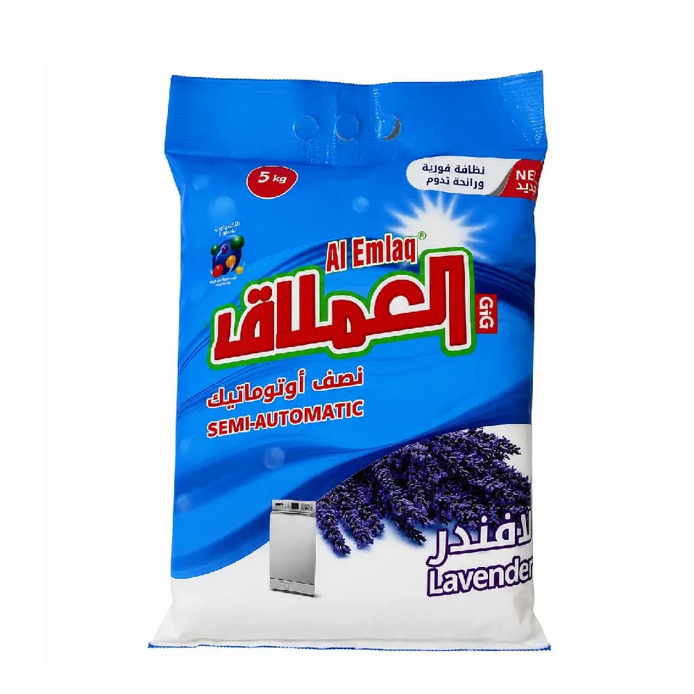 مسحوق غسيل ملابس عادي العملاق برائحة اللافندر 5 كجم