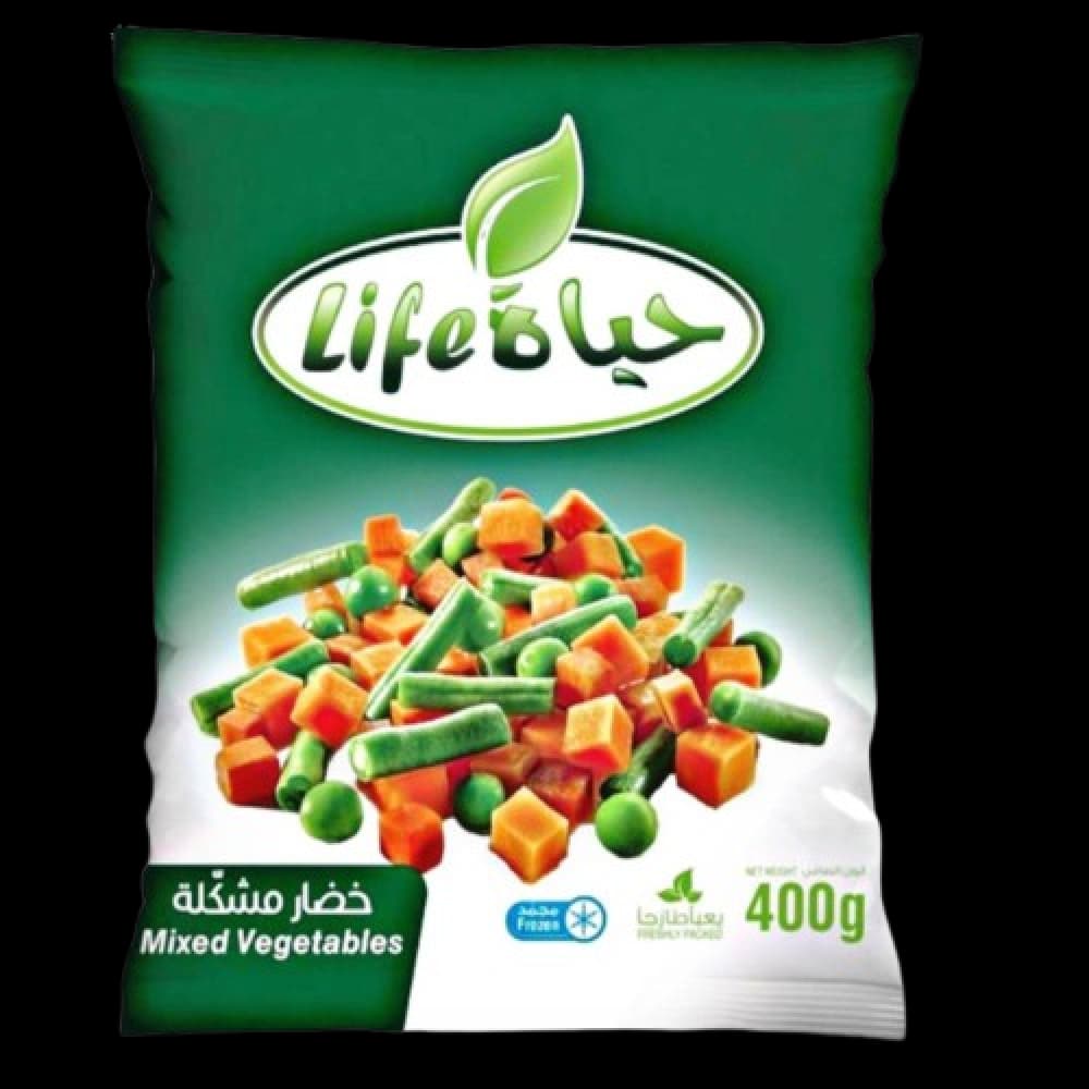 خضار مجمده مشكل حياة 400 جرام