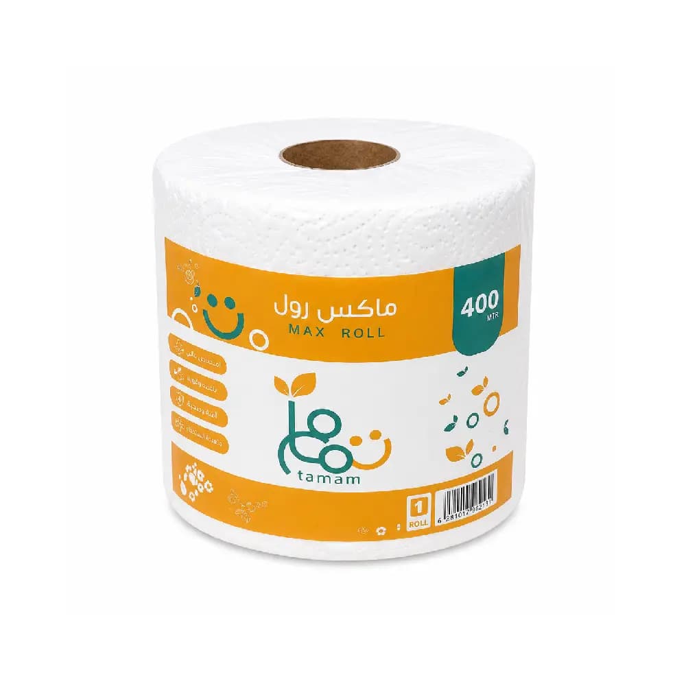 رول مناديل مطبخ تمام مكس رول 400 جرام