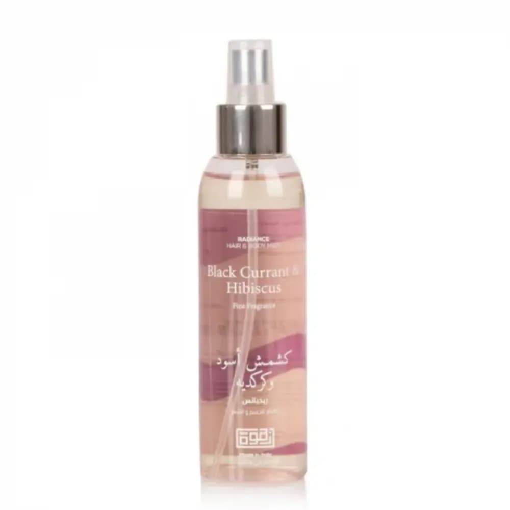 ريديانس بخاخ معطر للجسم والشعر كشمش اسود وكركدية 150 مل