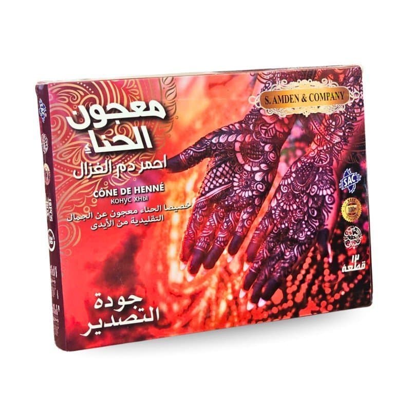 معجون ساك حناء احمر دم الغزال